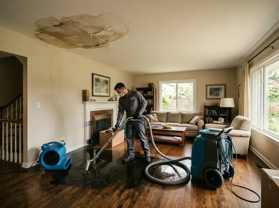 attic-pipe-burst-ceiling-drip-008 — frequently asked questions, Water Damage Restoration & Carpet Care in LaFayette, GA